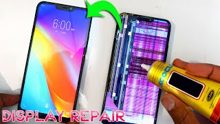 How to repair any android smart phone broken display glass LCD screen easily [upl. by Na]