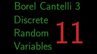 Infermath Probability in R Discrete Random Variables 11 Borel Cantelli 3 [upl. by Neirual362]