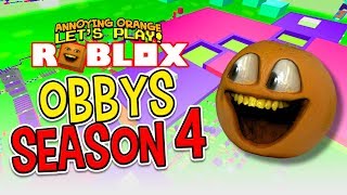 Roblox Obbys Season 4 Annoying Orange Gaming [upl. by Corley]