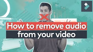 Easily REMOVE AUDIO From Video [upl. by Cornall343]