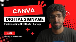 How to display Canva Design on TV Using Amazon Signage stick [upl. by Ahsekat299]