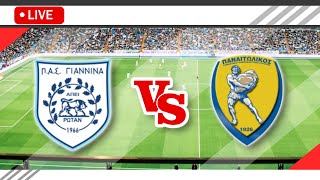 🔴Pas Giannina vs Panaitolikos Agrinio LIVE Match Score Streaming Full HD  Greek Super League 2023 [upl. by Kuster263]