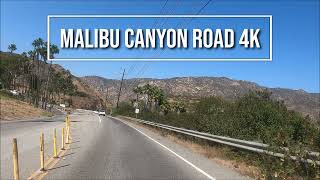 Malibu Canyon Road 4K  Scenic Drive [upl. by Johppah]