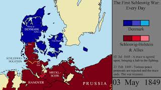 The First Schleswig War Every Day [upl. by Neuberger]