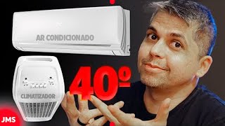 Melhor um AR Condicionado Inverter Ou um Climatizador de AR [upl. by Llohcin]