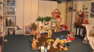 Tour of Homemade Barbie City [upl. by Hinckley]