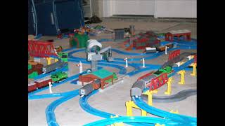 TOMY trackmaster thomas and friends layout [upl. by Ellekram334]