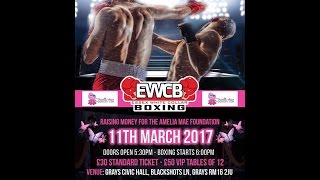 EWCB  BEN ADAIR CHARITY FIGHT NIGHT [upl. by Apilef]