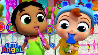 Lolli Lolli Lollipop Song  Little Angel And Friends Kid Songs [upl. by Alben105]