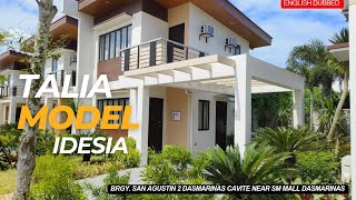 TALIA MODEL HOUSE  IDESIA San Agustin 2 Dasmarinas Cavite NEAR SM MALL Dasmarinas Robinson Place [upl. by Anoj]