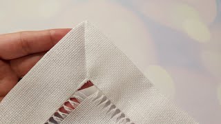 Tarkashi tutorial  A simple method for sewing the corner of the tarkashi fabric💝 [upl. by Fechter575]