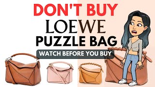 CONS TO THE LOEWE PUZZLE BAG 💕😘 REASONS WHY NOT TO BUY THE LOEWE PUZZLE handbags PUZZLE bag [upl. by Matthieu]