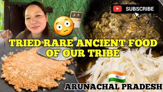 RARE ANCIENT FOOD OF OUR TRIBES TASHA मिथुन मिट के साथ बम्बू शूट्स लंच मेंNortheast India [upl. by Mchenry]