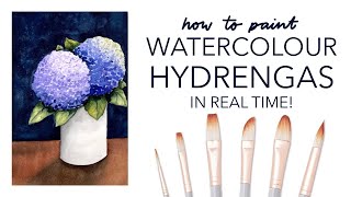 The Secrets of Watercolour Hydrangeas [upl. by Linnie]