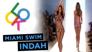 Indah Fashion Show Miami Swim Week 2014 [upl. by Atinomar]