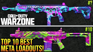 WARZONE New TOP 10 BEST META LOADOUTS Ranked WARZONE Best Weapons [upl. by Marven]