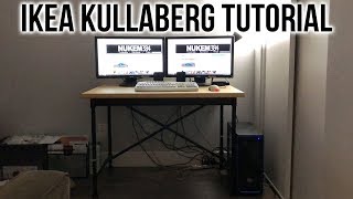 Ikea Kullaberg Desk Tutorial [upl. by Huda32]