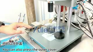 Perfume collaring machine for bottle neck beauty [upl. by Keviv]