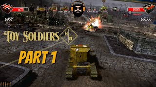 TOY SOLDIERS HD Gameplay  Part 1 no commentary [upl. by Nylrehc]