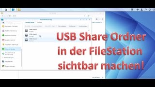 Synology DiskStation USBShare in der FileStation sichtbar machen  ein Turorial von HELD IT  in HD [upl. by Vallo]