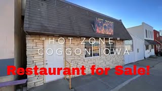 Restaurant for Sale Coggon Iowa HotZone [upl. by Levesque]