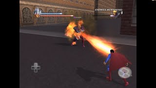 SUPERMAN VS MONGUL FINAL BOSS BATTLE  Superman Returns The Video Game  PS2 Emulator PC Cheats [upl. by Annej]