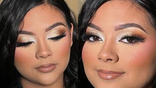 Client Makeup Tutorial  Glitter Glam ✨ [upl. by Aleusnoc]