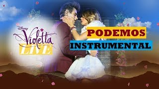 Violetta Live  PODEMOS  Karaoke Instrumental [upl. by Enyaj]