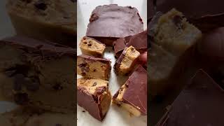 How to Make Cookie Dough Bars Healthy No Bake Recipe [upl. by Hameean]