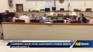 Comments made over Juneteenth sparks debate [upl. by Ashmead]