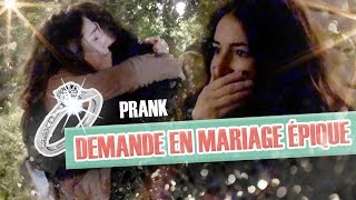 Pranque  La demande en mariage épique de mon pote   French proposal prank [upl. by Ybab]