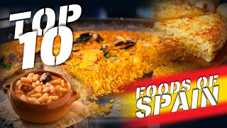 Top 10 Spanish Foods [upl. by Jolene]