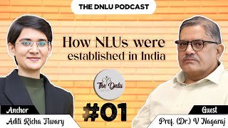 How NLUs were Established in India  Ft Prof Dr V Nagaraj  Ep 1  The DNLU Podcast [upl. by Franci863]