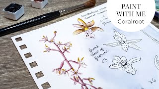 New Botanical Illustrations in my Watercolor Sketchbook [upl. by Launame]