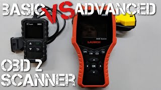 Advanced VS Basic OBDII Scanner [upl. by Edylc189]