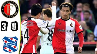 Feyenoord vs Heerenveen 30 Samenvatting Eredivisie 2024 [upl. by Aramahs211]