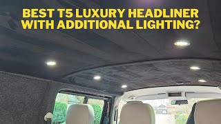 VW T5 Transporter HOW TO trim your headliner and fit downlights [upl. by Nicolette]