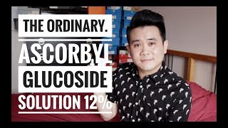 The Ordinary Ascorbyl Glucoside Solution 12  Vit C Brightening  aarontheabc [upl. by Adrahs]