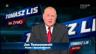 Tomaszewski Janowicz obraził wszystkich Polaków FRAGMENT PROGRAMU TOMASZ LIS NA ŻYWO [upl. by Athena]