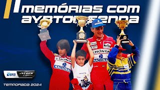 STOCK CAR 2024  AYRTON SENNA AS LEMBRANÇAS E INSPIRAÇÕES COM A LENDA DO BRASIL [upl. by Darlene]