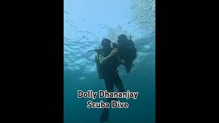 Dhananjay Scuba Dive actor filmactor dollydhananjaya dhananjay kannada kannadafilmindustry [upl. by Akimot]