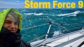 Encountering Storm Force 9 on the biggest yacht race in the world  Round the island  THE MOVIE [upl. by Tammara940]