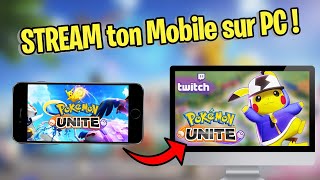 Comment afficher lécran dun smartphone sur PC et lancer un live Twitch [upl. by Frankie]