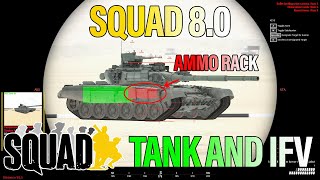 NEW WEAK SPOT T90  BMP  M7A3 for SQUAD 80 RELEASE [upl. by Ardet662]