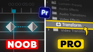 Easiest Way To Make SAVAGE Transitions Premiere Pro Tutorial [upl. by Eilhsa993]