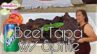 How to Cook Beef Tapa with Sprite [upl. by Hsekar425]