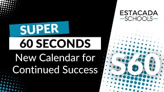 S60 114 New Calendar for Continued Success [upl. by Eniac]