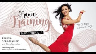 Tango TutorialFrauenTraining mit Nina  von Ochos zu Voleos [upl. by Anirbak612]