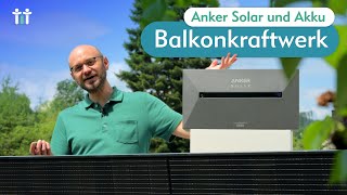 Balkonkraftwerk Anker Solix Solarbank 2 Pro — Strom erzeugen und speichern [upl. by Jaymie]