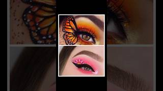 Butterfly 🦋 vs flower 🌸 ll eye makeuplips 👄 nail 💅ring 💍dress 👗earringsetc shorts shivani [upl. by Esimehc]